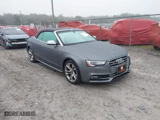 2013 Audi S5 Premium Plus with VIN WAUCGAFHXDN007099, listed as a IAAI auction lot 41198380 with 96,398 mi miles. Bid and sale history available at carsss.com. Image 1.