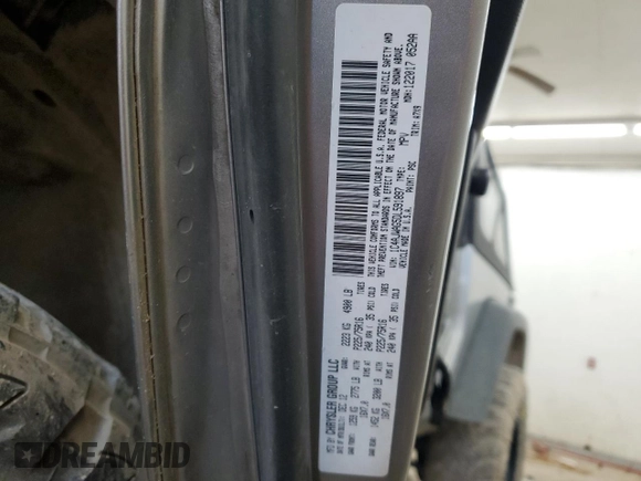 2013 Jeep Wrangler Sport with VIN 1C4AJWAG5DL591897, listed as a Copart auction lot 63218025 with 81,250 mi miles and Clean title. Bid and sale history available at DreamBid. Image 12.