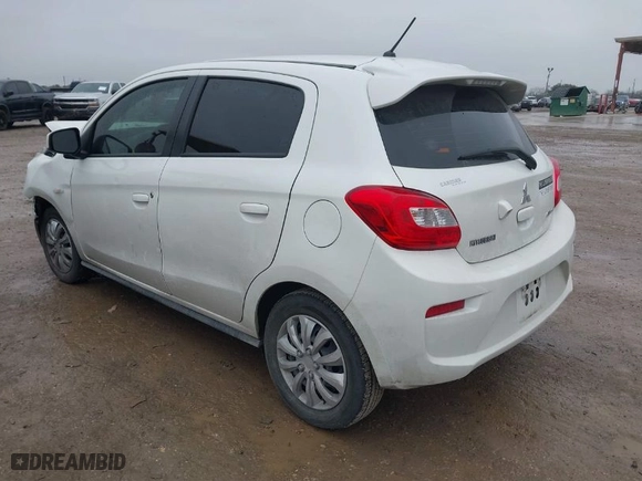 2019 Mitsubishi Mirage ES with VIN ML32A3HJ7KH005935, listed as a IAAI auction lot 41562360 with 71,027 mi miles. Bid and sale history available at carsss.com. Image 3.