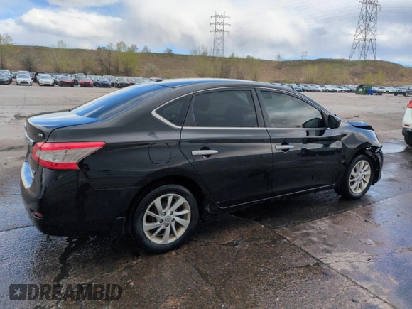 2013 Nissan Sentra FE+ S with VIN 3N1AB7AP2DL644369, listed as a Copart auction lot 54722565 with 160,173 mi miles and Salvage Title. Bid and sale history available at DreamBid. Image 3.