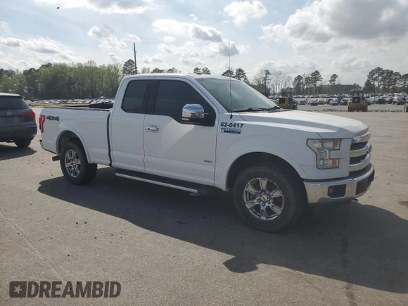 2017 Ford F-150 XL with VIN 1FTEX1EP3HFA60652, listed as a Copart auction lot 51272995 with 224,196 mi miles and Clean Title. Bid and sale history available at carsss.com. Image 4.