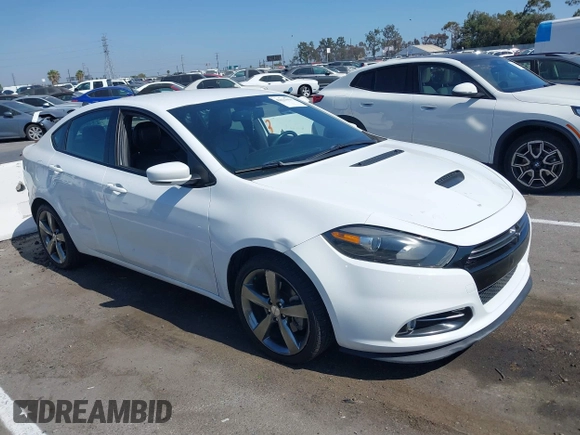 2016 Dodge Dart GT with VIN 1C3CDFEB1GD728240, listed as a IAAI auction lot 42625058 with 104,423 mi miles and . Bid and sale history available at DreamBid. Image 1.