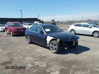 2017 BMW 3 Series 330i xDrive with VIN WBA8D9G37HNU65303, listed as a IAAI auction lot 41813598 with 43,072 mi miles. Bid and sale history available at carsss.com. Image 1.