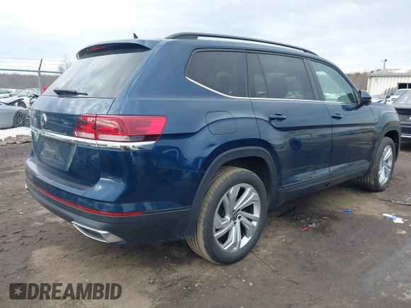 2021 Volkswagen Atlas SE with VIN 1V2JP2CA1MC548186, listed as a IAAI auction lot 41209054 with 99,071 mi miles and . Bid and sale history available at DreamBid. Image 4.