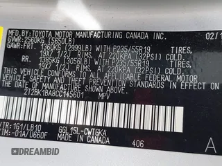 2012 Lexus RX 350 with VIN 2T2BK1BA8CC145601, listed as a IAAI auction lot 42099087 with 162,827 mi miles and . Bid and sale history available at carsss.com. Image 9.