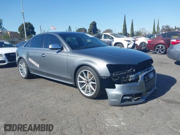 2013 Audi S4 Premium Plus with VIN WAUBGAFL5DA228066, listed as a IAAI auction lot 41421409 with 165,874 mi miles. Bid and sale history available at carsss.com. Image 1.