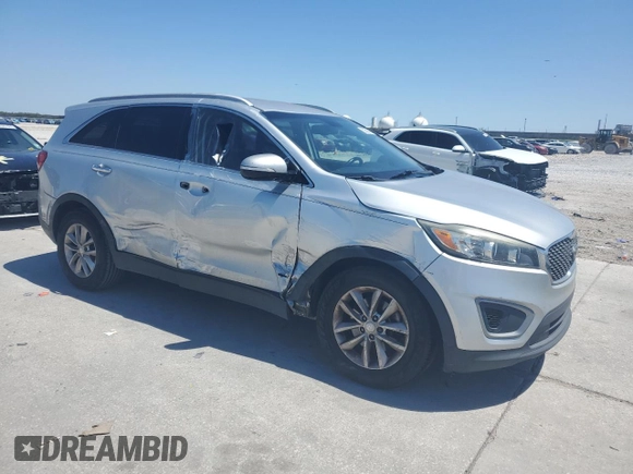 2017 Kia Sorento LX with VIN 5XYPG4A34HG295233, listed as a Copart auction lot 52551425 with 183,229 mi miles and Salvage Title. Bid and sale history available at carsss.com. Image 4.