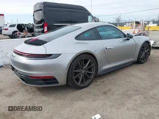 2024 Porsche 911 Carrera with VIN WP0AA2A95RS207849, listed as a IAAI auction lot 41670822 with 6,255 mi miles. Bid and sale history available at carsss.com. Image 4.