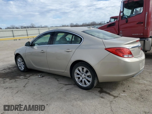 2012 Buick Regal with VIN 2G4GR5ER5C9136607, listed as a Copart auction lot 46616955 with 74,976 mi miles and Salvage title. Bid and sale history available at DreamBid. Image 2.