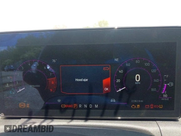 2024 Ford Mustang GT with VIN 1FA6P8CF0R5411649, listed as a IAAI auction lot 42205236 with 22,362 mi miles and . Bid and sale history available at DreamBid. Image 7.