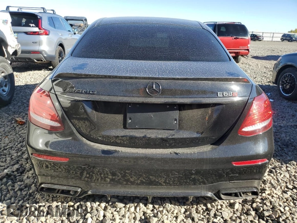 2018 Mercedes-Benz E-Class AMG E 63 S with VIN WDDZF8KB4JA256016, listed as a Copart auction lot 79601384 with 51,646 mi miles and Salvage Title. Bid and sale history available at carsss.com. Image 6.