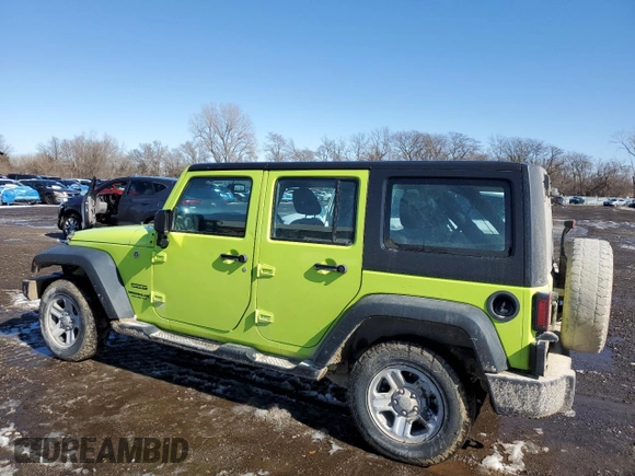 2016 Jeep Wrangler Unlimited Sport RHD with VIN 1C4BJWKG0GL321550, listed as a Copart auction lot 47877395 with 179,573 mi miles and Salvage title. Bid and sale history available at DreamBid. Image 2.