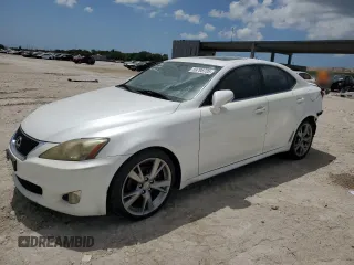 2010 Lexus IS 250 z VIN JTHBF5C20A5126928, wystawiony jako Copart lot #59798735 z przebiegiem 253 573 mil mil oraz Szkoda całkowita • Salvage title. Historia ofert i sprzedaży dostępna na DreamBid. Obrazek 1.