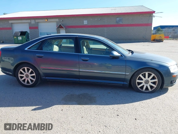 2005 Audi A8 L with VIN WAUML44E95N005730, listed as a IAAI auction lot 42143008 with 152,649 mi miles. Bid and sale history available at carsss.com. Image 14.