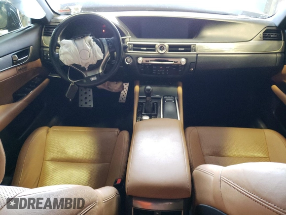 2014 Lexus GS 350 with VIN JTHCE1BL6E5024436, listed as a Copart auction lot 66339854 with 63,216 mi miles and Salvage Title. Bid and sale history available at carsss.com. Image 8.