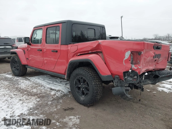 2021 Jeep Gladiator Willys с VIN 1C6HJTAG6ML550649, выставлен на аукционе IAAI как лот 41530585 с пробегом 119 002 миль миль и . История ставок и продаж доступна на DreamBid. Изображение 3.