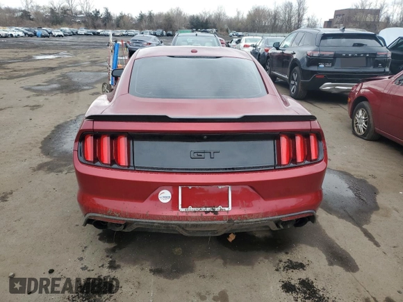 2017 Ford Mustang GT with VIN 1FA6P8CF3H5244105, listed as a Copart auction lot 52012555 with 62,270 mi miles and Salvage title. Bid and sale history available at DreamBid. Image 6.