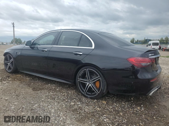 2021 Mercedes-Benz E 63 S AMG with VIN W1KZF8KB4MA997318, listed as a Copart auction lot 65971285 with 45,224 mi miles and Non repairable. Bid and sale history available at DreamBid. Image 2.