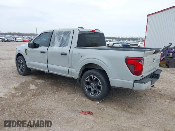 2024 Ford F-150 STX with VIN 1FTEW2KP3RFA29075, listed as a IAAI auction lot 41724330 with Not Provided miles and . Bid and sale history available at carsss.com. Image 3.