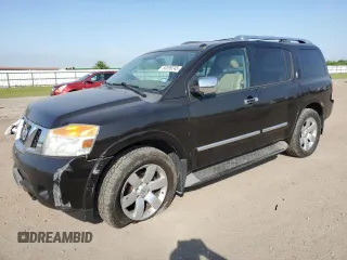 2013 Nissan Armada SL z VIN 5N1BA0ND1DN605912, wystawiony jako Copart lot #53389245 z przebiegiem 165 715 mil mil oraz Szkoda całkowita • Salvage title. Historia ofert i sprzedaży dostępna na DreamBid. Obrazek 1.