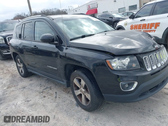 2017 Jeep Compass High Altitude with VIN 1C4NJDEB0HD192822, listed as a IAAI auction lot 41718475 with 97,716 mi miles. Bid and sale history available at carsss.com. Image 1.