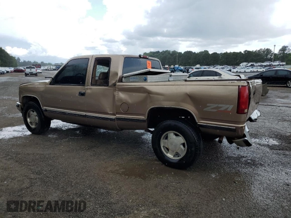 1994 GMC Sierra 1500 z VIN 2GTEK19K3R1574913, wystawiony jako Copart lot #55939635 z przebiegiem 191 240 mil mil oraz Szkoda całkowita • Salvage title. Historia ofert i sprzedaży dostępna na DreamBid. Obrazek 2.