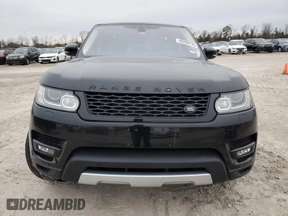2017 Land Rover Range Rover Sport HSE with VIN SALWR2FK6HA129458, listed as a Copart auction lot 46280735 with 135,469 mi miles and Salvage Title. Bid and sale history available at carsss.com. Image 5.