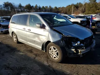 2007 Honda Odyssey EX with VIN 5FNRL38477B032284, listed as a Copart auction lot 42207095 with 190,362 mi miles and Salvage Title. Bid and sale history available at carsss.com. Image 4.