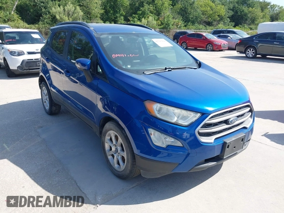 2018 Ford EcoSport SE с VIN MAJ3P1TE4JC249901, выставлен на аукционе IAAI как лот 42793929 с пробегом 82 871 миль миль и . История ставок и продаж доступна на DreamBid. Изображение 1.