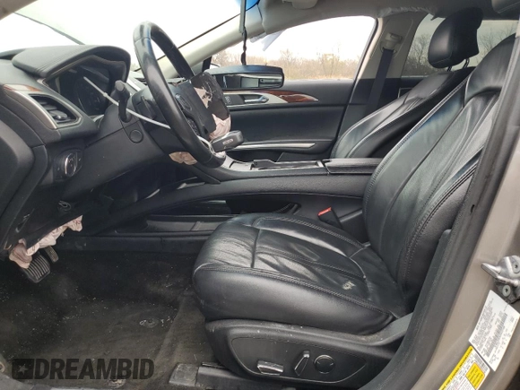 2016 Lincoln MKZ with VIN 3LN6L2JK3GR632168, listed as a Copart auction lot 53551865 with 107,968 mi miles and Salvage title. Bid and sale history available at DreamBid. Image 7.