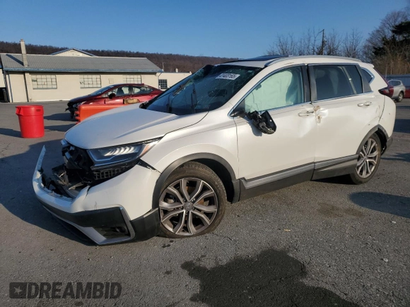2020 Honda CR-V Touring with VIN 5J6RW1H91LL001234, listed as a Copart auction lot 41403165 with 73,340 mi miles and Salvage Title. Bid and sale history available at carsss.com. Image 1.