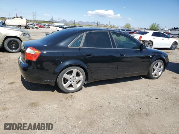 2003 Audi A4 1.8T z VIN WAUJC68E73A377743, wystawiony jako Copart lot #58604895 z przebiegiem 157 497 mil mil oraz Czysty tytuł • Clean title. Historia ofert i sprzedaży dostępna na DreamBid. Obrazek 3.