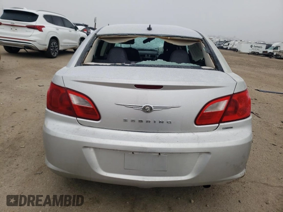 2010 Chrysler Sebring Limited with VIN 1C3CC5FB2AN185235, listed as a Copart auction lot 83231524 with 0 mi miles and Salvage Title. Bid and sale history available at carsss.com. Image 6.