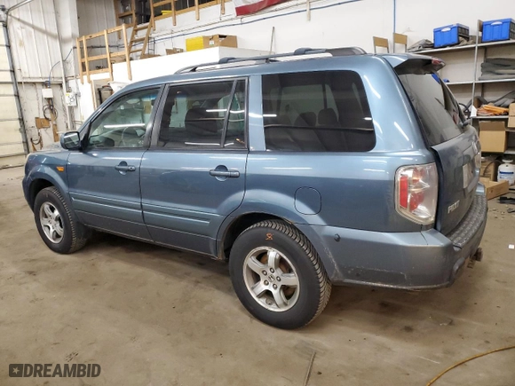 2006 Honda Pilot EX-L with VIN 5FNYF18526B003886, listed as a Copart auction lot 87386254 with 307,904 mi miles and Salvage Title. Bid and sale history available at carsss.com. Image 2.