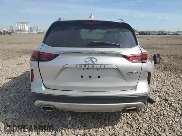 2021 Infiniti QX50 Luxe с VIN 3PCAJ5BA9MF106345, выставлен на аукционе Copart как лот 56383605 с пробегом 40 815 миль миль и Списание • Salvage title. История ставок и продаж доступна на DreamBid. Изображение 6.