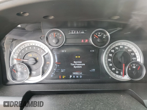 2015 Ram 1500 Lone Star with VIN 1C6RR6LT7FS604915, listed as a Copart auction lot 51241275 with 166,586 mi miles and Salvage title. Bid and sale history available at DreamBid. Image 9.