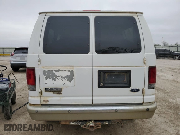 2008 Ford Econoline Passenger XL with VIN 1FBNE31L98DA75760, listed as a Copart auction lot 51132505 with 267,653 mi miles and Clean Title. Bid and sale history available at carsss.com. Image 6.