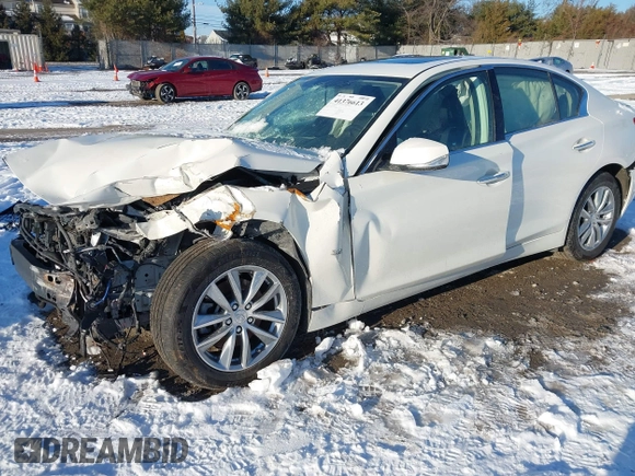 2017 Infiniti Q50 3.0t Premium with VIN JN1EV7AR1HM838509, listed as a IAAI auction lot 41376613 with 1 mi miles. Bid and sale history available at carsss.com. Image 19.