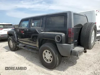 2008 Hummer H3 SUV with VIN 5GTEN13E688158594, listed as a Copart auction lot 73991674 with 0 mi miles and Salvage Title. Bid and sale history available at carsss.com. Image 2.