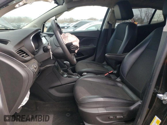 2018 Buick Encore Preferred with VIN KL4CJASB7JB709054, listed as a Copart auction lot 52828985 with 43,227 mi miles and Salvage Title. Bid and sale history available at DreamBid. Image 7.