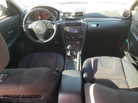 2005 Mazda 3 s with VIN JM1BK323451250774, listed as a Copart auction lot 48626955 with 241,870 mi miles and Salvage Title. Bid and sale history available at carsss.com. Image 8.