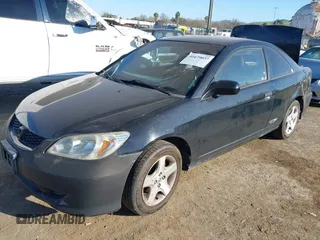 2005 Honda Civic Cpe VP with VIN 1HGEM21185L052321, listed as a IAAI auction lot 41679037 with 1 mi miles. Bid and sale history available at carsss.com. Image 1.