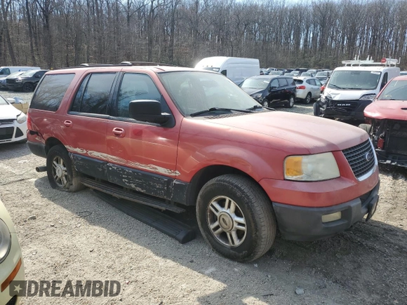 2003 Ford Expedition XLT Value with VIN 1FMPU16W93LC56852, listed as a Copart auction lot 48172025 with 0 mi miles and Salvage Title. Bid and sale history available at carsss.com. Image 4.