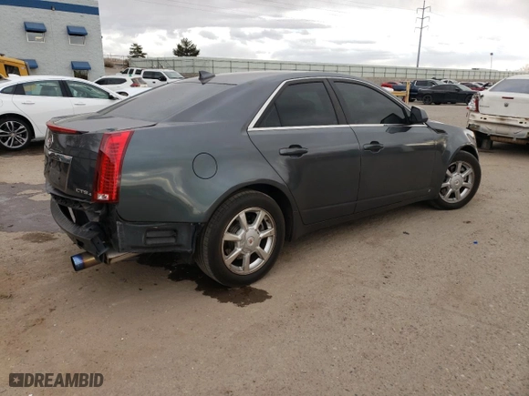 2009 Cadillac CTS AWD w/1SA with VIN 1G6DG577590132863, listed as a Copart auction lot 44838685 with 109,365 mi miles and Salvage Title. Bid and sale history available at carsss.com. Image 3.