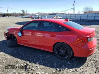 2022 Honda Civic Sedan Sport with VIN 2HGFE2F5XNH503517, listed as a Copart auction lot 49623385 with 66,450 mi miles and Salvage Title. Bid and sale history available at carsss.com. Image 2.
