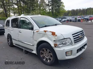 2005 Infiniti QX56 with VIN 5N3AA08C15N811299, listed as a IAAI auction lot 39389869 with 1 mi miles. Bid and sale history available at carsss.com. Image 1.