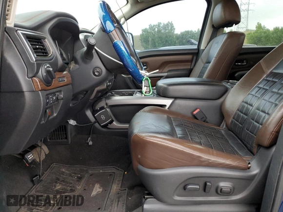 2016 Nissan Titan Platinum Reserve with VIN 1N6BA1F4XGN515605, listed as a Copart auction lot 65182285 with 62,139 mi miles and Clean title. Bid and sale history available at DreamBid. Image 7.