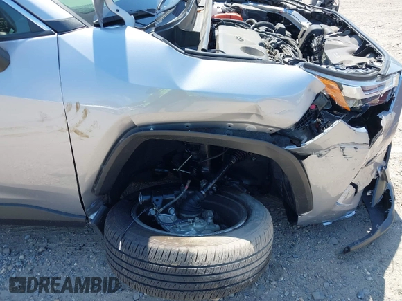 2022 Toyota RAV4 Hybrid XLE Premium with VIN JTMB6RFV1ND063963, listed as a IAAI auction lot 42550907 with 35,012 mi miles and . Bid and sale history available at DreamBid. Image 6.