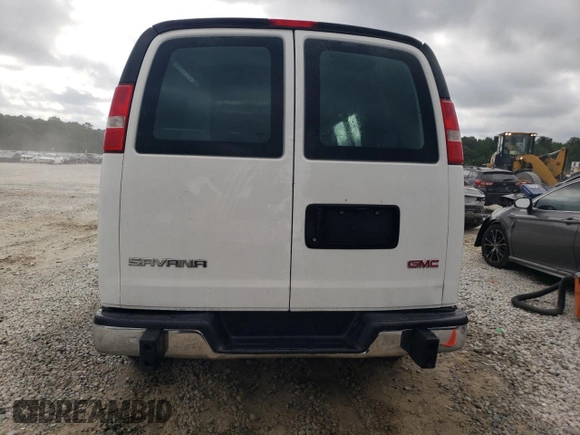 2017 GMC Savana Cargo Van with VIN 1GTW7AFF6H1914427, listed as a Copart auction lot 61450404 with 133,279 mi miles and Salvage Title. Bid and sale history available at carsss.com. Image 6.