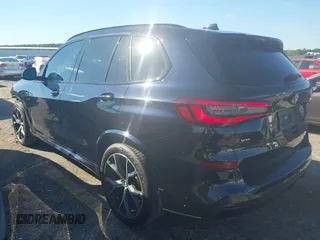 2021 BMW X5 M50i with VIN 5UXJU4C08M9G07925, listed as a IAAI auction lot 40439065 with 20,972 mi miles. Bid and sale history available at carsss.com. Image 3.